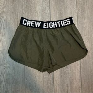 H&M athletic shorts crew eighties women size 8